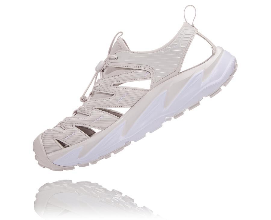 Hoka Australia One One Hopara - Mens Sandals White - GREOH-8326